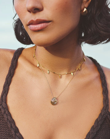 Spiral Mini Pendant Necklace | 18ct Gold Plated Necklaces Missoma 