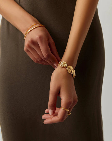 Spiral Statement Chain Bracelet | 18ct Gold Plated Bracelets Missoma 