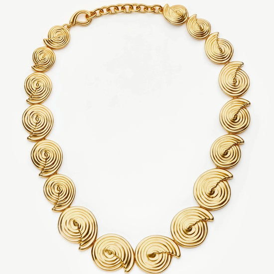 Spiral Statement Chain Necklace | 18ct Gold Plated Necklaces Missoma 