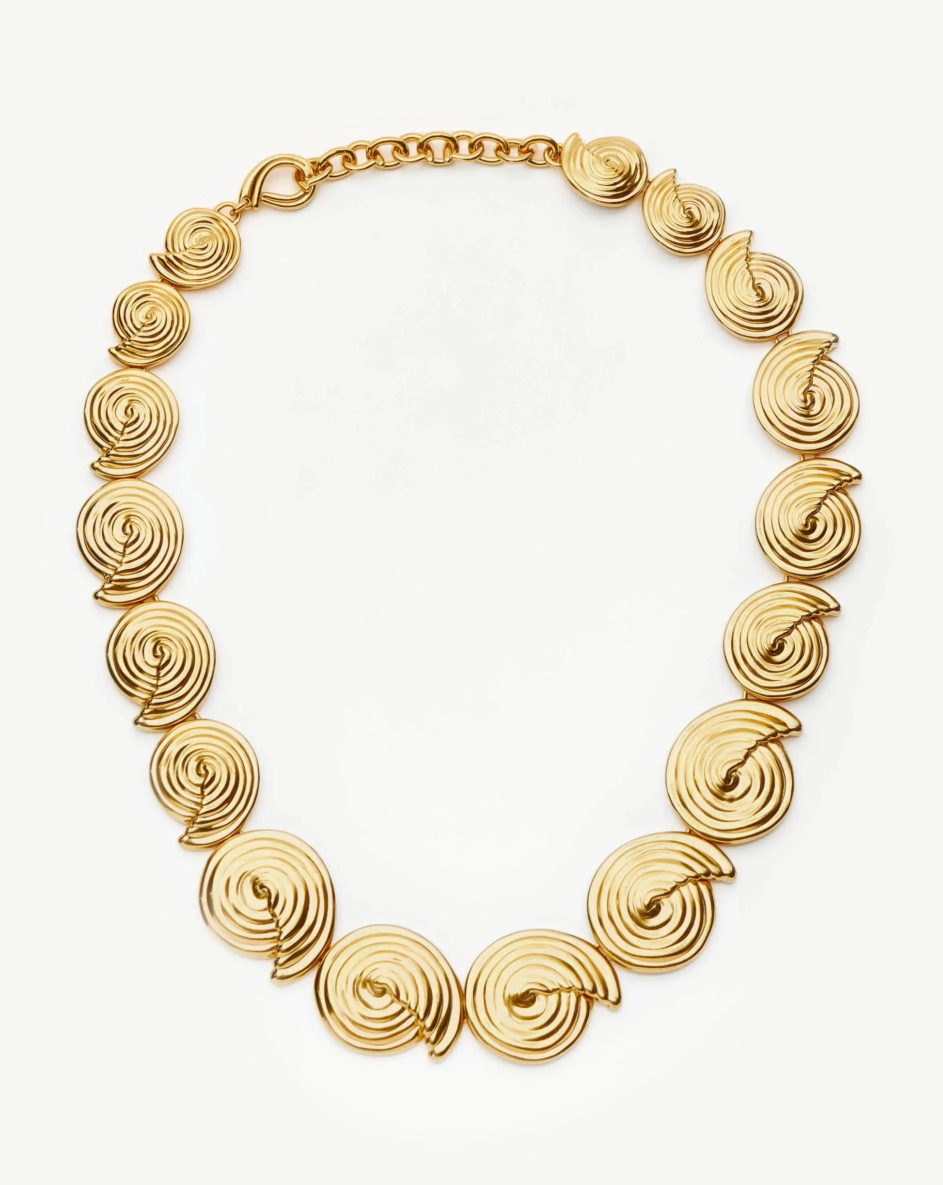 Spiral Statement Chain Necklace | 18ct Gold Plated Necklaces Missoma 