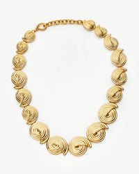 Spiral Statement Chain Necklace | 18ct Gold Plated Necklaces Missoma 