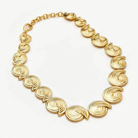 Spiral Statement Chain Necklace | 18ct Gold Plated Necklaces Missoma 