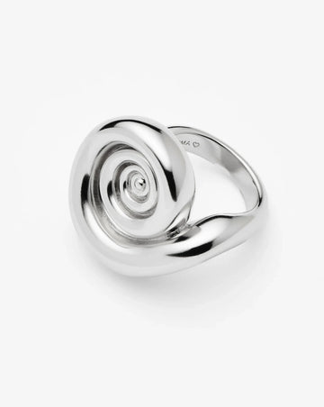 Spiral Statement Ring | Silver Plated Rings Missoma 