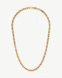 Square Paperclip Chain Necklace | 18ct Gold Plated Necklaces Missoma 