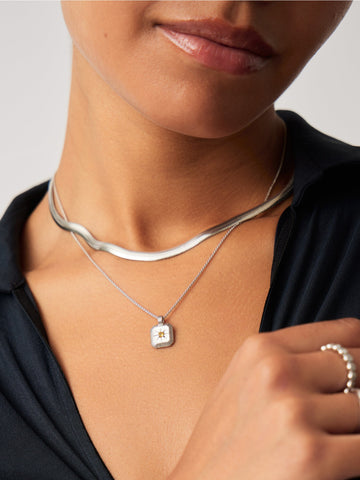 Star Ridge Birthstone Pendant Necklace - Citrine/November Necklaces Missoma 