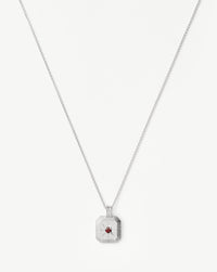 Star Ridge Birthstone Pendant Necklace - Garnet/January Necklaces Missoma 