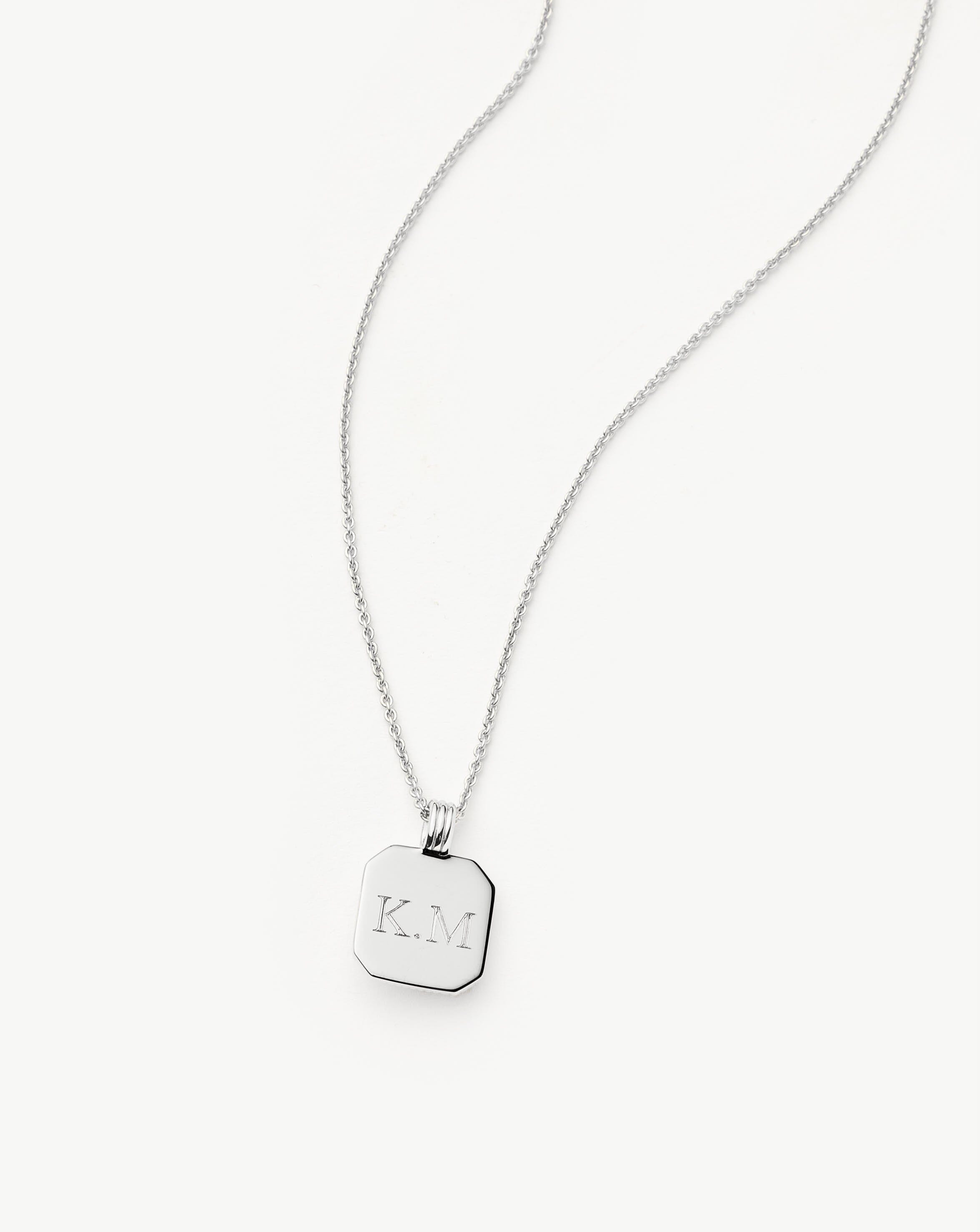 Star Ridge Birthstone Pendant Necklace - Rainbow Moonstone/June Necklaces Missoma 