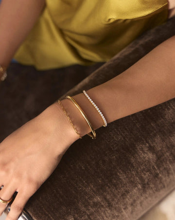 Tennis Everyday Bracelet | 18ct Gold Plated/Cubic Zirconia Bracelets Missoma 