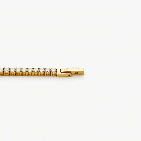 Tennis Everyday Bracelet | 18ct Gold Plated/Cubic Zirconia Bracelets Missoma 