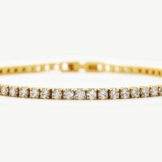 Tennis Everyday Bracelet | 18ct Gold Plated/Cubic Zirconia Bracelets Missoma 