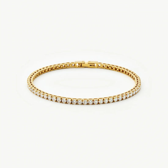 Tennis Everyday Bracelet | 18ct Gold Plated/Cubic Zirconia Bracelets Missoma 