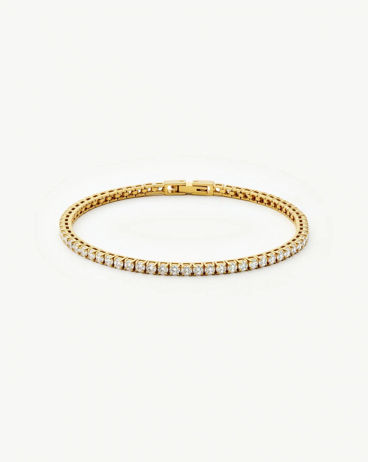 Tennis Everyday Bracelet | 18ct Gold Plated/Cubic Zirconia Bracelets Missoma 