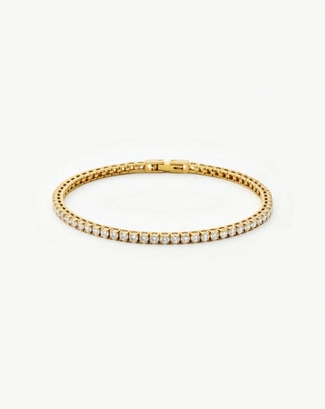 Tennis Everyday Bracelet | 18ct Gold Plated/Cubic Zirconia Bracelets Missoma 