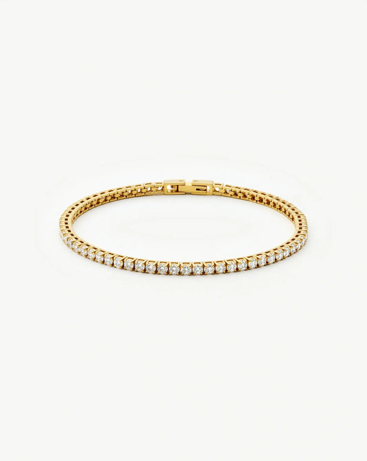 Tennis Everyday Bracelet | 18ct Gold Plated/Cubic Zirconia Bracelets Missoma 