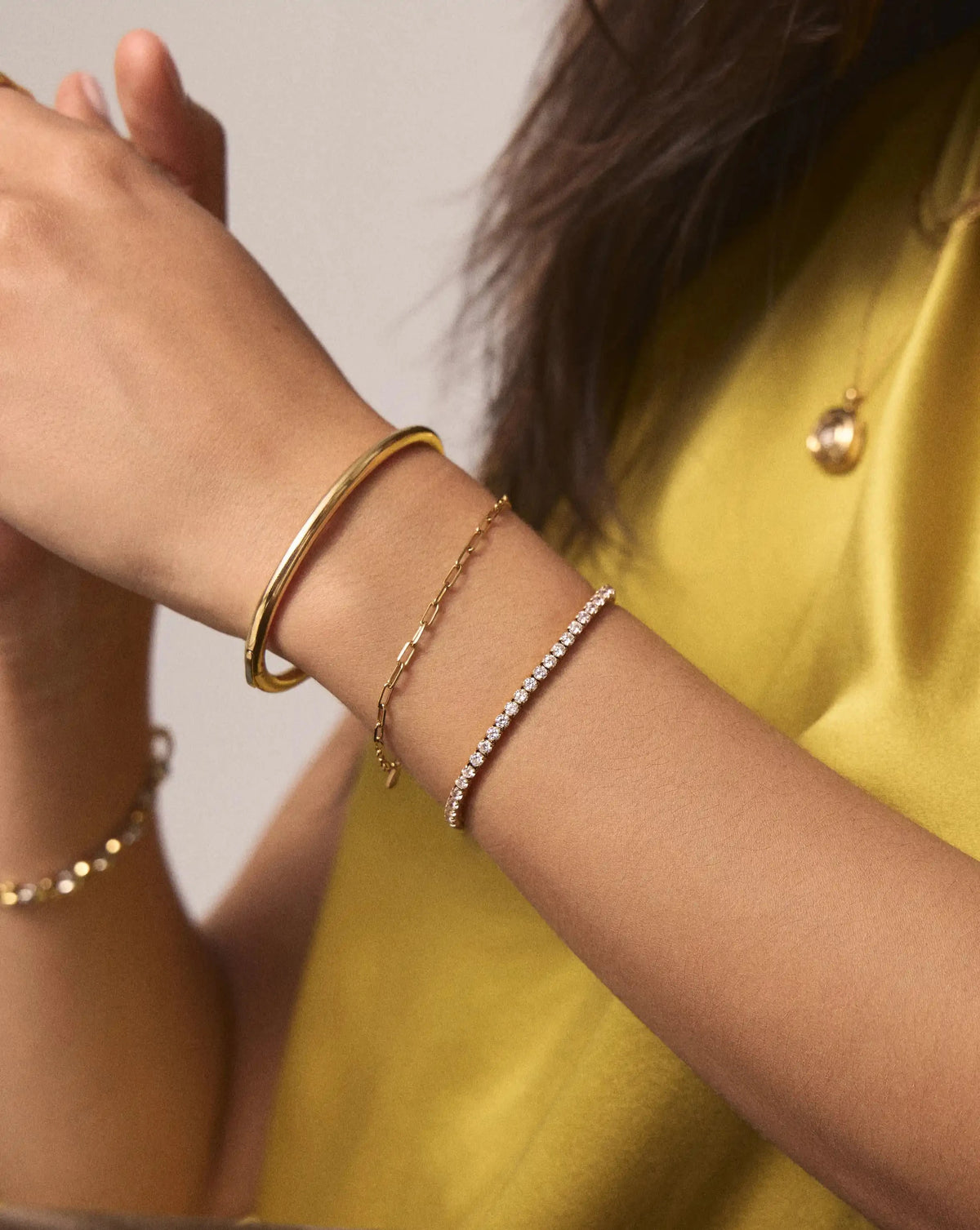 Tennis Everyday Bracelet | 18ct Gold Plated/Cubic Zirconia Bracelets Missoma 