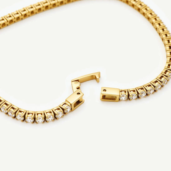 Tennis Everyday Bracelet | 18ct Gold Plated/Cubic Zirconia Bracelets Missoma 