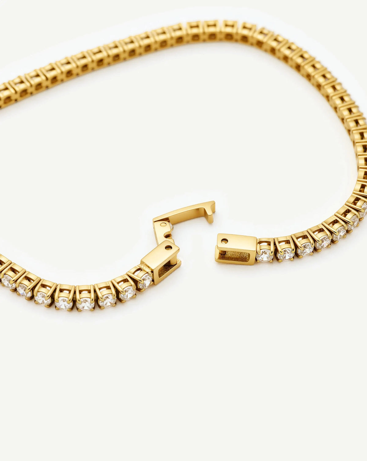 Tennis Everyday Bracelet | 18ct Gold Plated/Cubic Zirconia Bracelets Missoma 