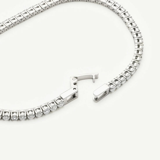 Tennis Everyday Bracelet | Platinum Plated/Cubic Zirconia Bracelets Missoma 