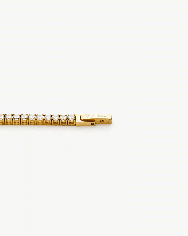 Tennis Everyday Bracelet | Platinum Plated/Cubic Zirconia Bracelets Missoma 