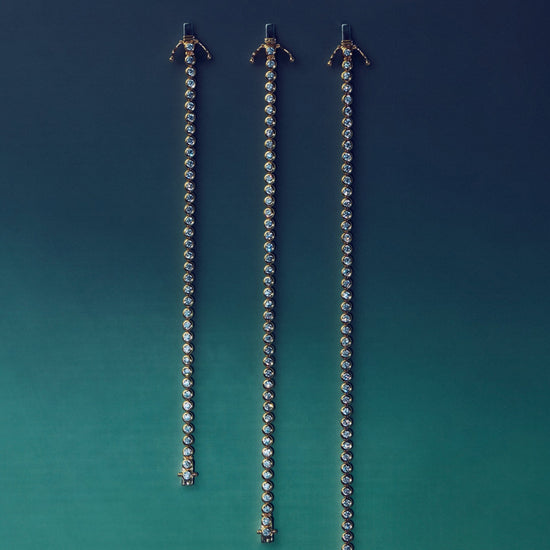 Tennis Round Bracelet | 18ct Gold Vermeil Cubic Zirconia Bracelets Missoma 