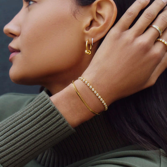 Tennis Round Bracelet | 18ct Gold Vermeil Cubic Zirconia Bracelets Missoma 