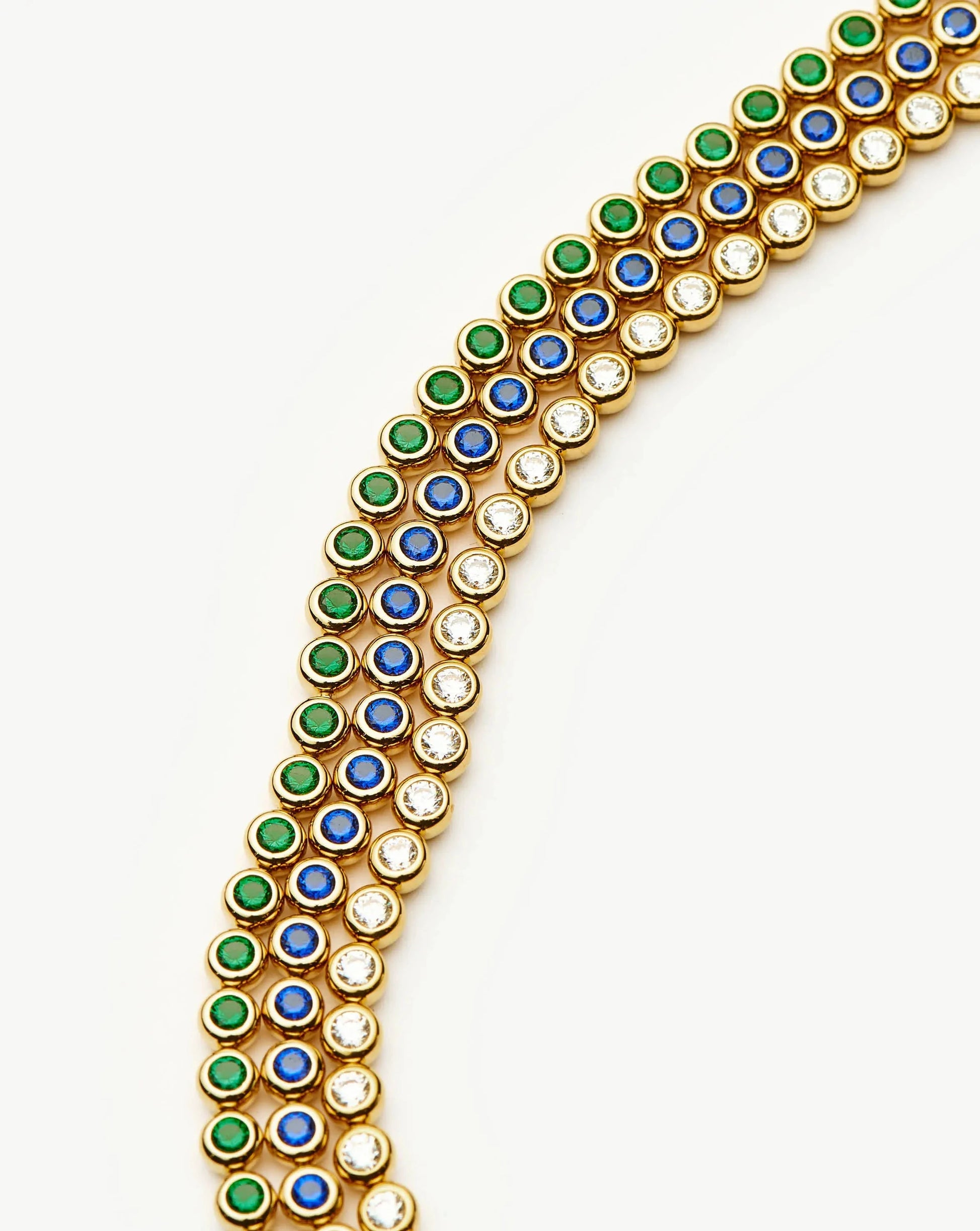 Tennis Round Bracelet | 18ct Gold Vermeil Cubic Zirconia Bracelets Missoma 