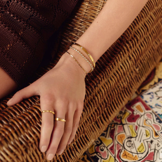 Tennis Round Bracelet | 18ct Gold Vermeil Cubic Zirconia Bracelets Missoma 