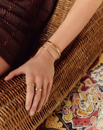 Tennis Round Bracelet | 18ct Gold Vermeil Cubic Zirconia Bracelets Missoma 