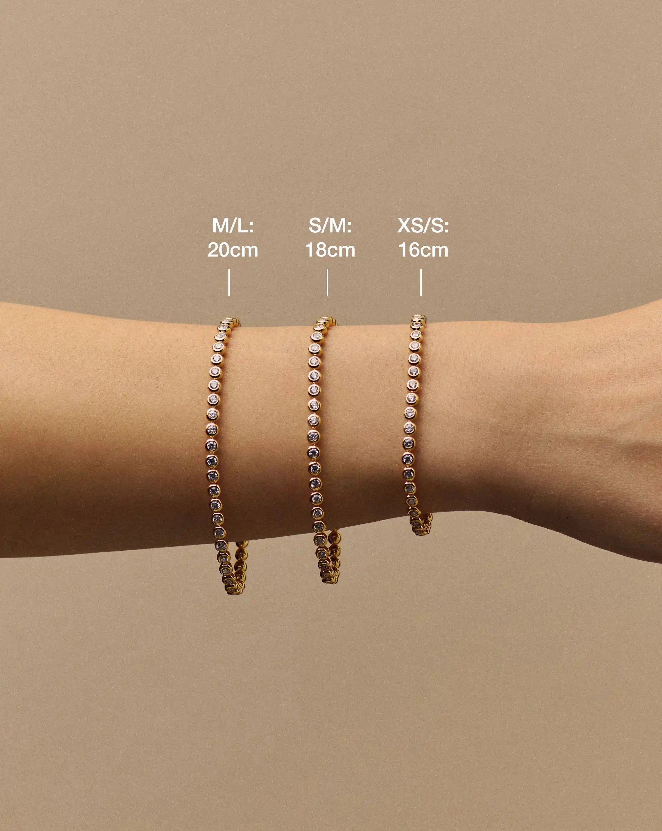 Tennis Round Bracelet | 18ct Gold Vermeil Cubic Zirconia Bracelets Missoma 