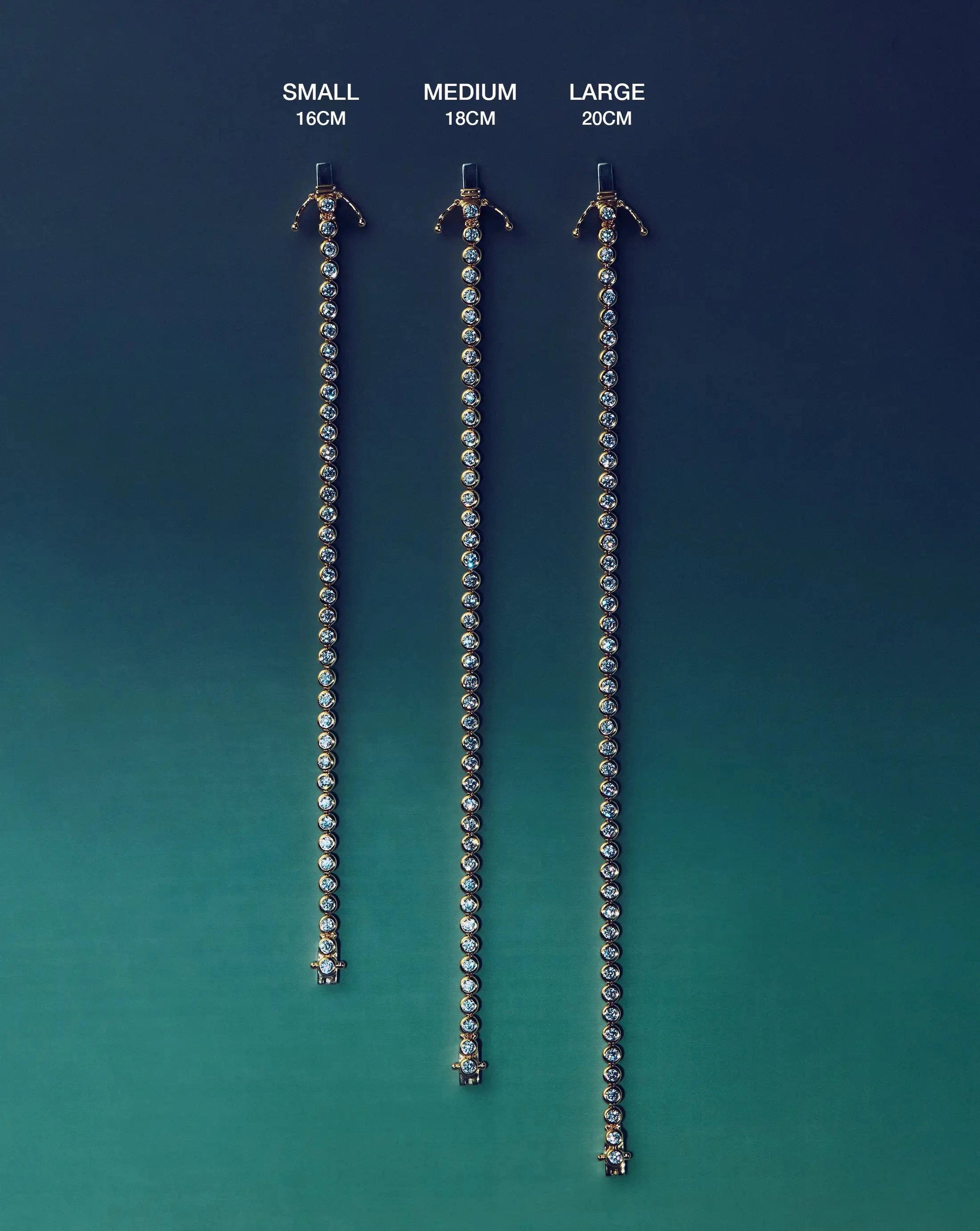 Tennis Round Bracelet | 18ct Gold Vermeil/Emerald Green Nano-crystal Bracelets Missoma 