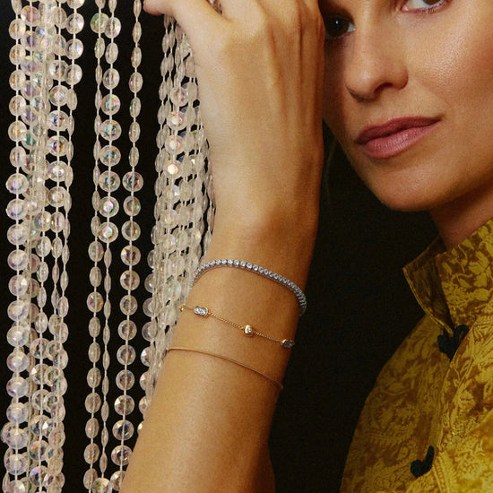 Tennis Round Bracelet | Silver Plated Cubic Zirconia Bracelets Missoma 