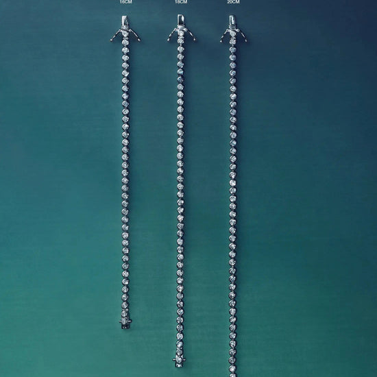 Tennis Round Bracelet | Sterling Silver Cubic Zirconia Bracelets Missoma 
