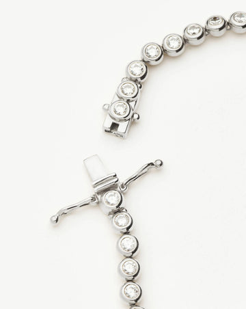 Tennis Round Bracelet | Sterling Silver Cubic Zirconia Bracelets Missoma 