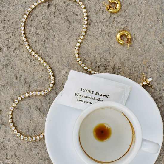 Tennis Round Necklace | 18ct Gold Plated/Cubic Zirconia Necklaces Missoma 