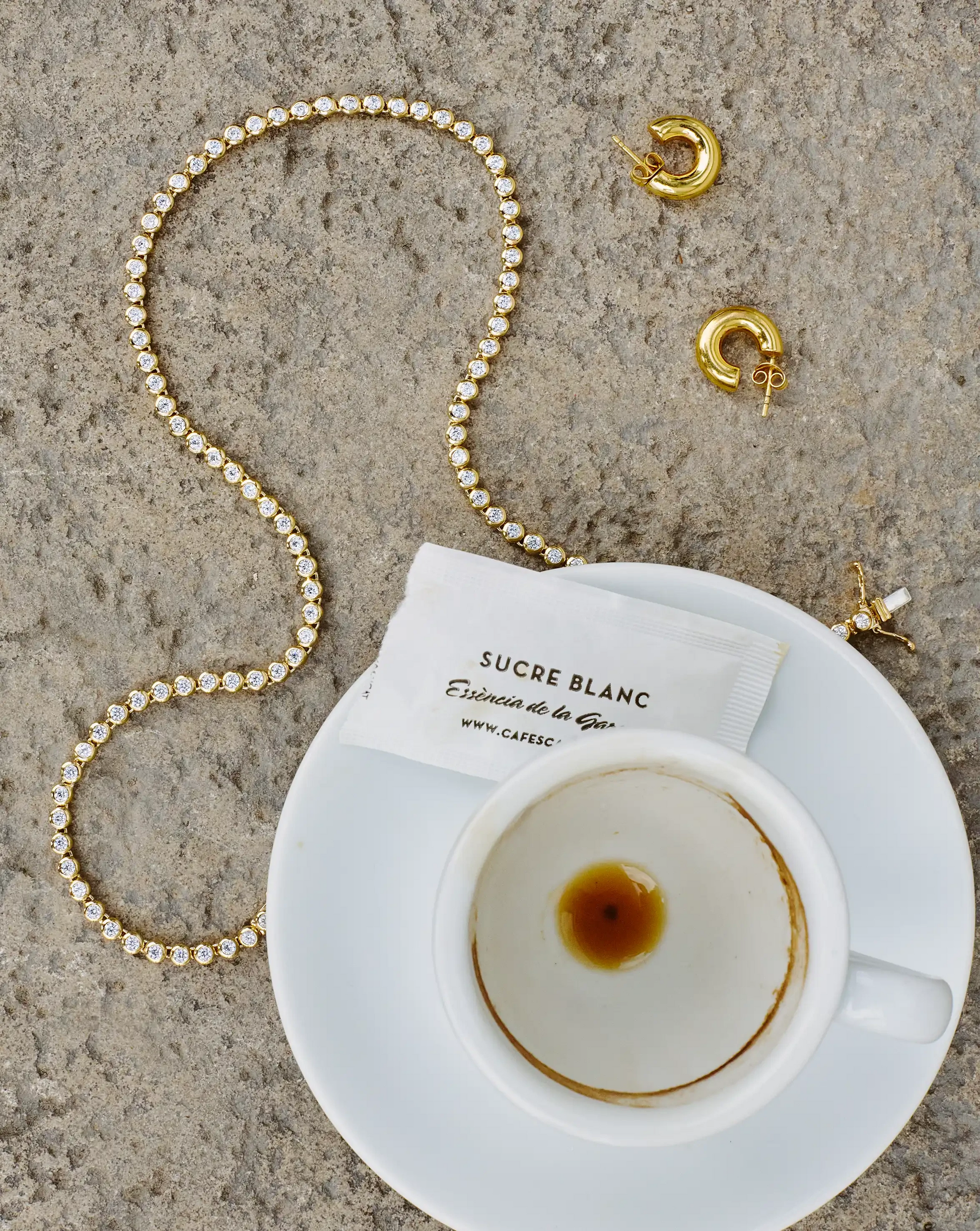 Tennis Round Necklace | 18ct Gold Plated/Cubic Zirconia Necklaces Missoma 