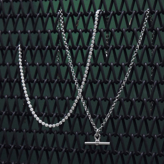 Tennis Round Necklace | Silver Plated/Cubic Zirconia Necklaces Missoma 