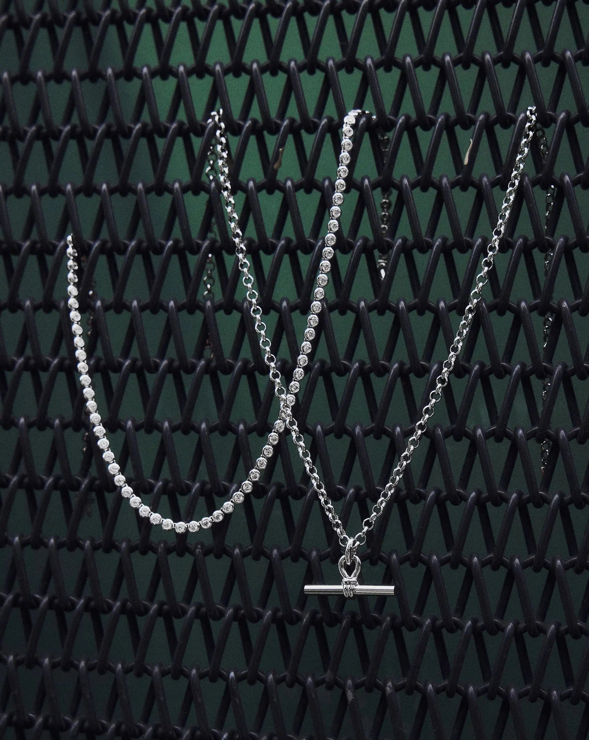 Tennis Round Necklace | Silver Plated/Cubic Zirconia Necklaces Missoma 