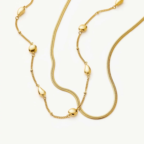 The Add Some Shine Necklace Set | 18ct Gold Plated Necklace Sets Missoma 