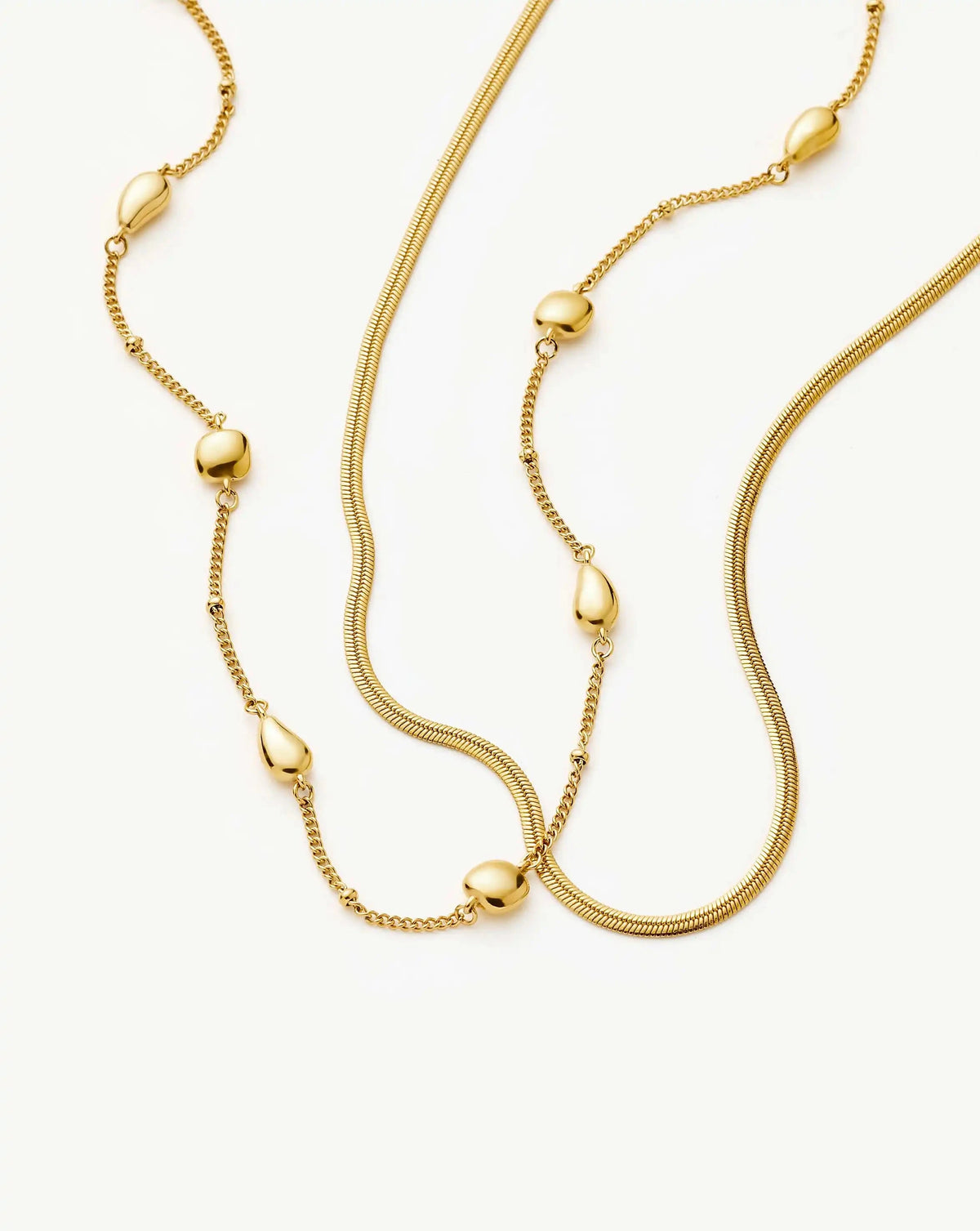 The Add Some Shine Necklace Set | 18ct Gold Plated Necklace Sets Missoma 