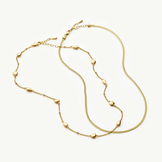 The Add Some Shine Necklace Set | 18ct Gold Plated Necklace Sets Missoma 