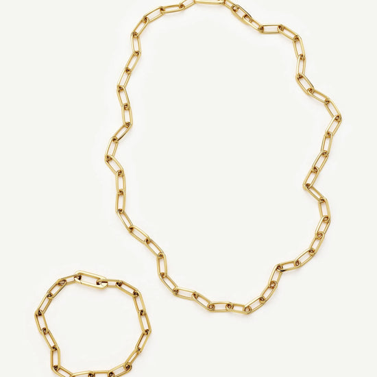 The Chunky Chain Set | 18ct Gold Plated Necklace Sets Missoma 