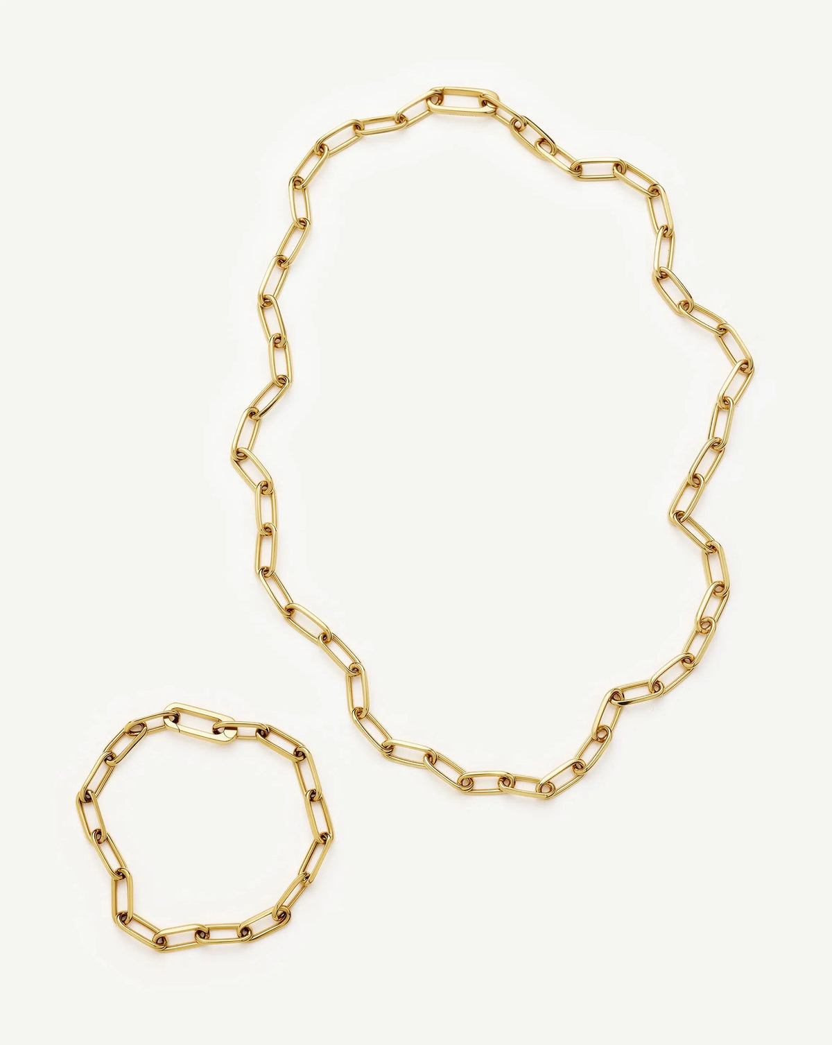 The Chunky Chain Set | 18ct Gold Plated Necklace Sets Missoma 