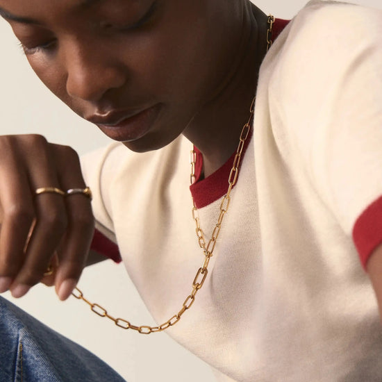 The Chunky Chain Set | 18ct Gold Plated Necklace Sets Missoma 