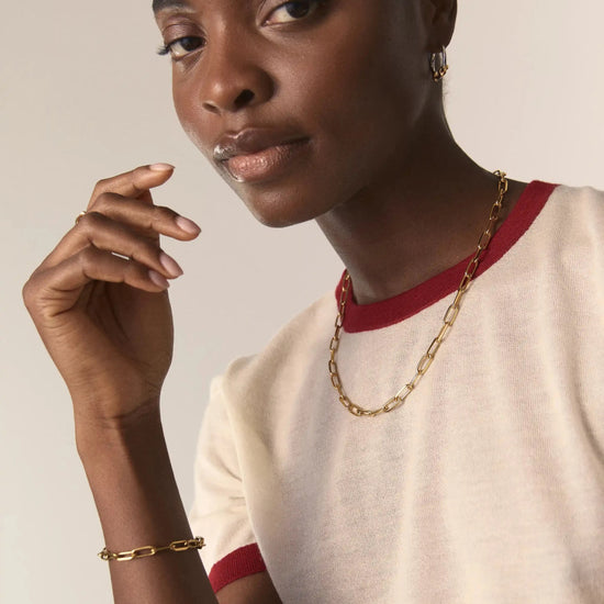 The Chunky Chain Set | 18ct Gold Plated Necklace Sets Missoma 