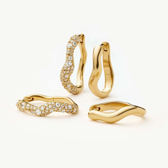 The Day-to-Night Hoop Set | 18ct Gold Plated/Cubic Zirconia Earring Sets Missoma 