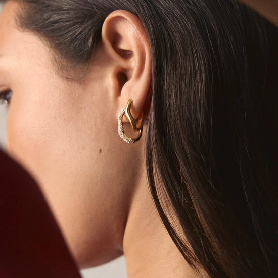 The Day-to-Night Hoop Set | 18ct Gold Plated/Cubic Zirconia Earring Sets Missoma 
