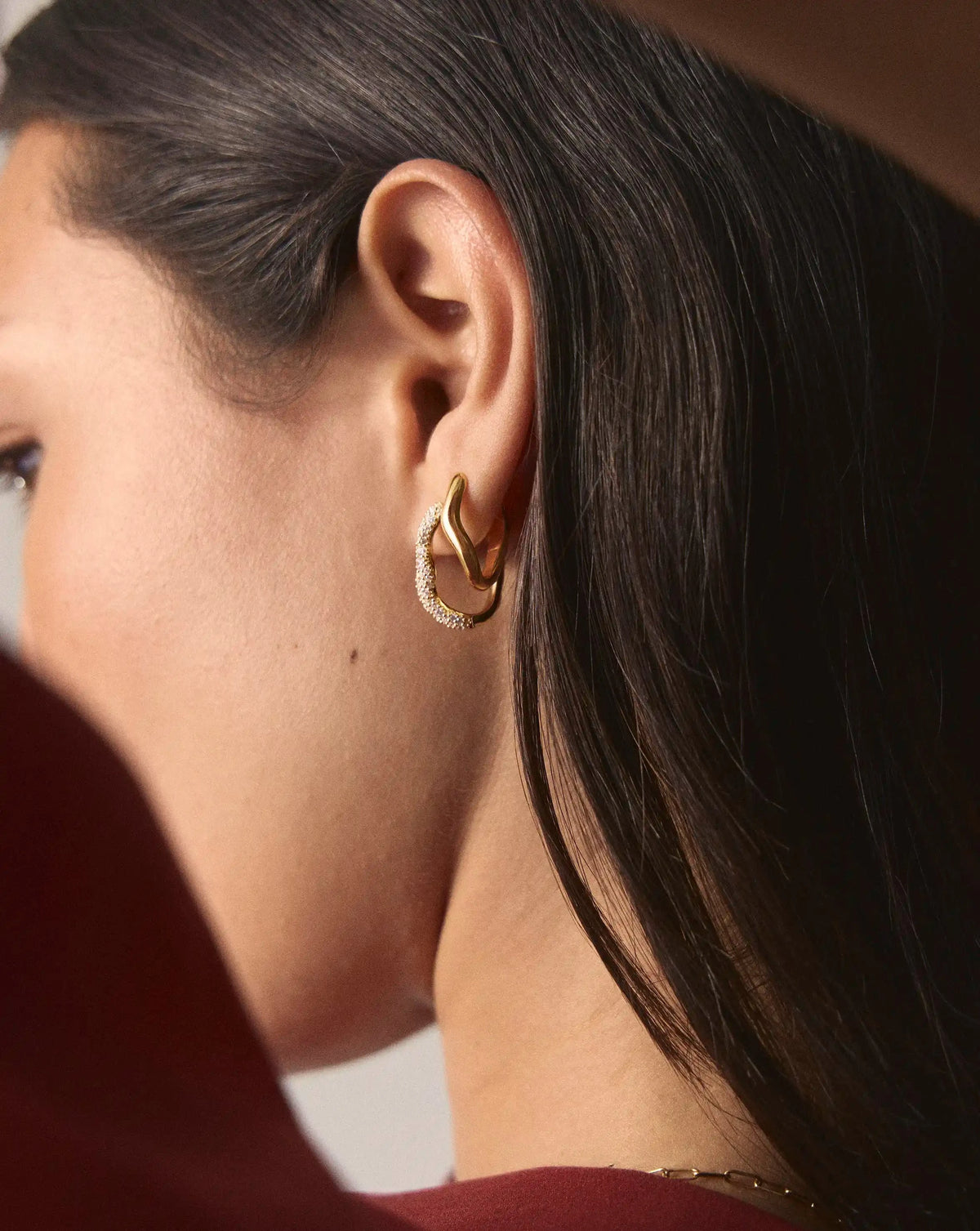 The Day-to-Night Hoop Set | 18ct Gold Plated/Cubic Zirconia Earring Sets Missoma 
