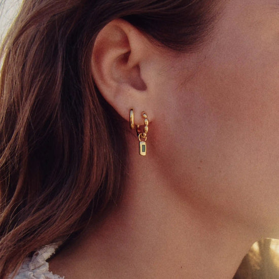 The Destination Hoop Set | 18ct Gold Plated Earrings Missoma 