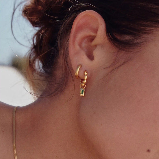 The Destination Hoop Set | 18ct Gold Plated Earrings Missoma 