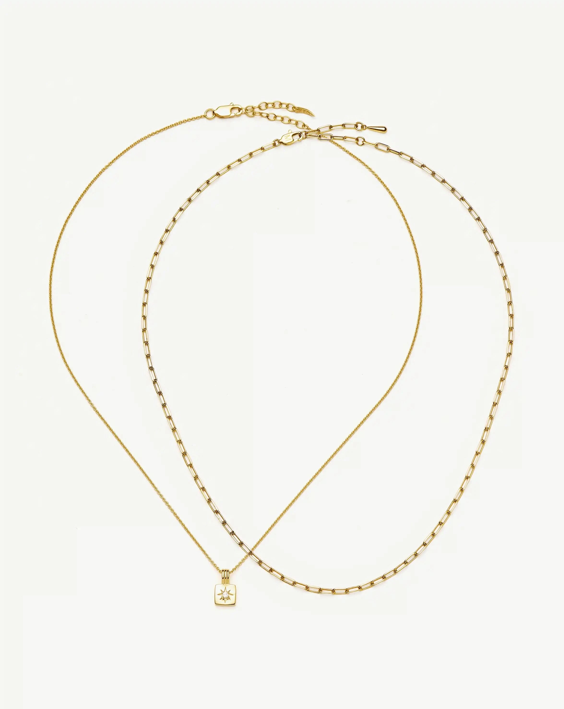 The Effortless Necklace Set | 18ct Gold Plated Necklaces Missoma 